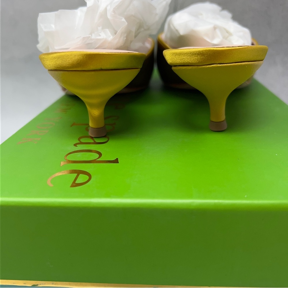 Kate Spade New Darlene Slides in Roasted Maize. - Picture 2 of 9
